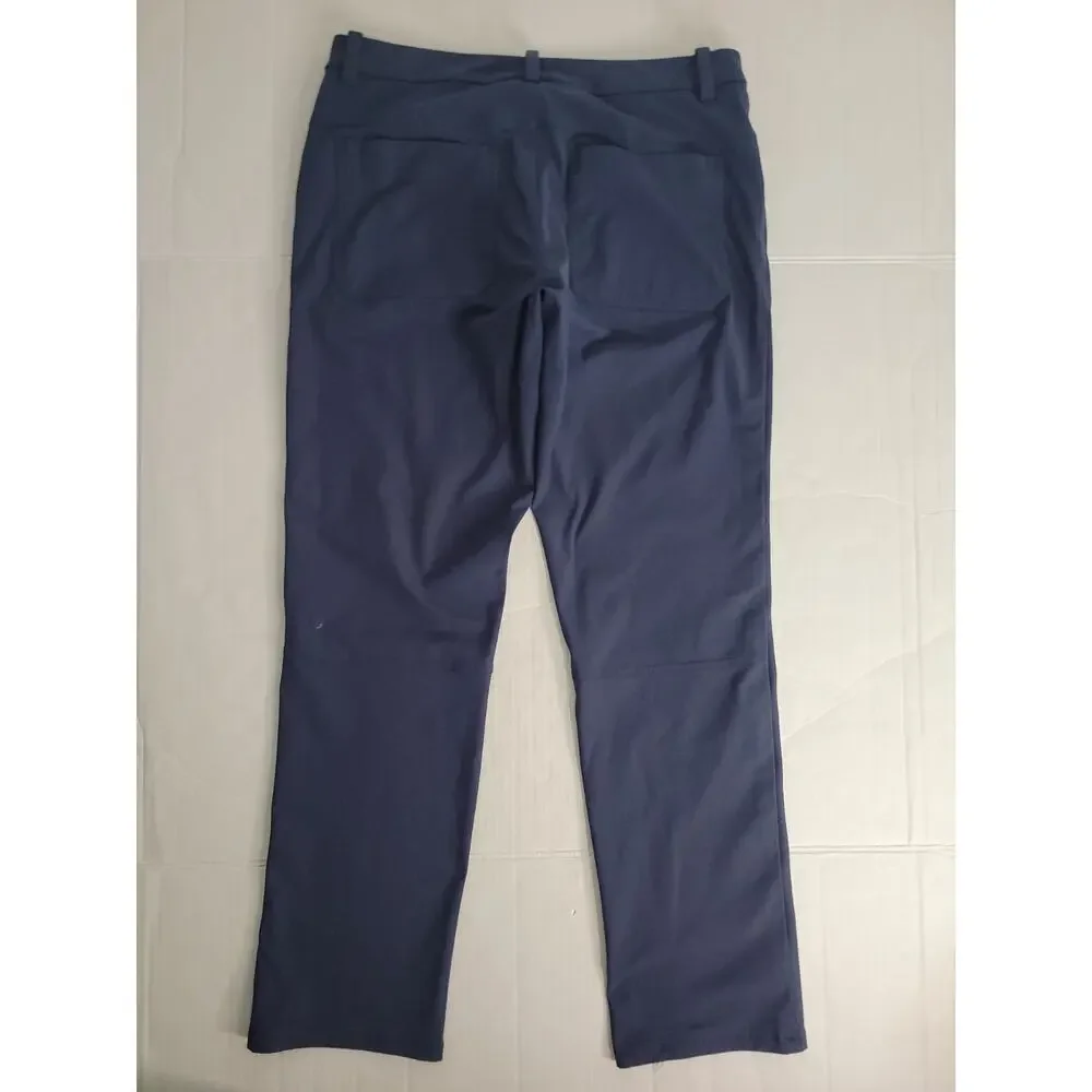 Lululemon Chino Pants Mens SZ 34x30 Classic Fit 5 Pockets Chinos True Navy